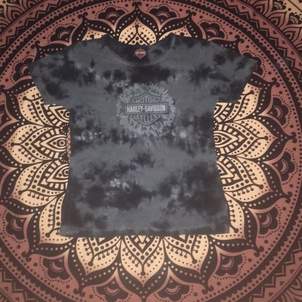 Harley Davidson tie dye shirt